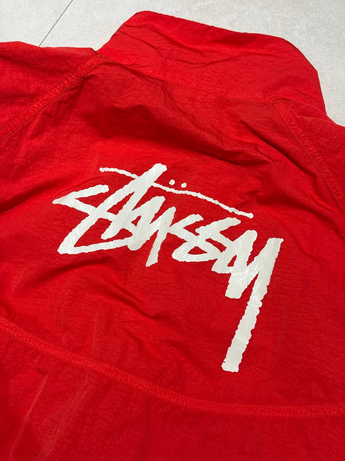 나이키 스투시 윈드러너 아노락 하바네로 레드 M 상품이미지5