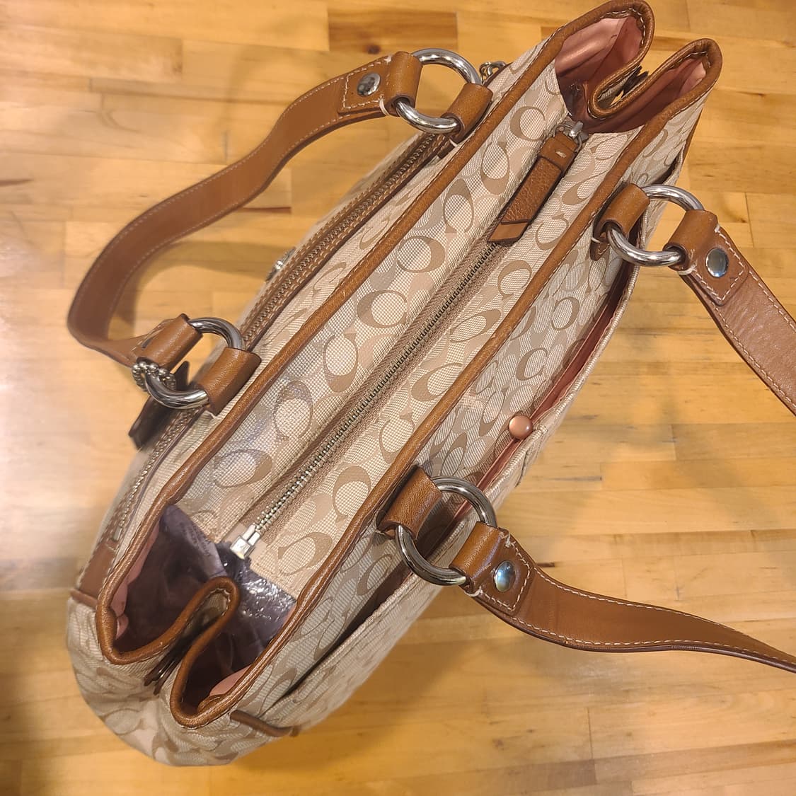 코치 F17179코티드컨버스 토트백 상품이미지8