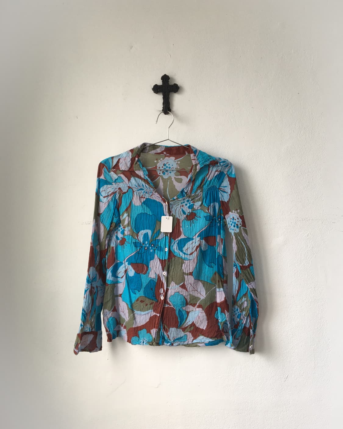 Pattern pleats shirt 상품이미지2