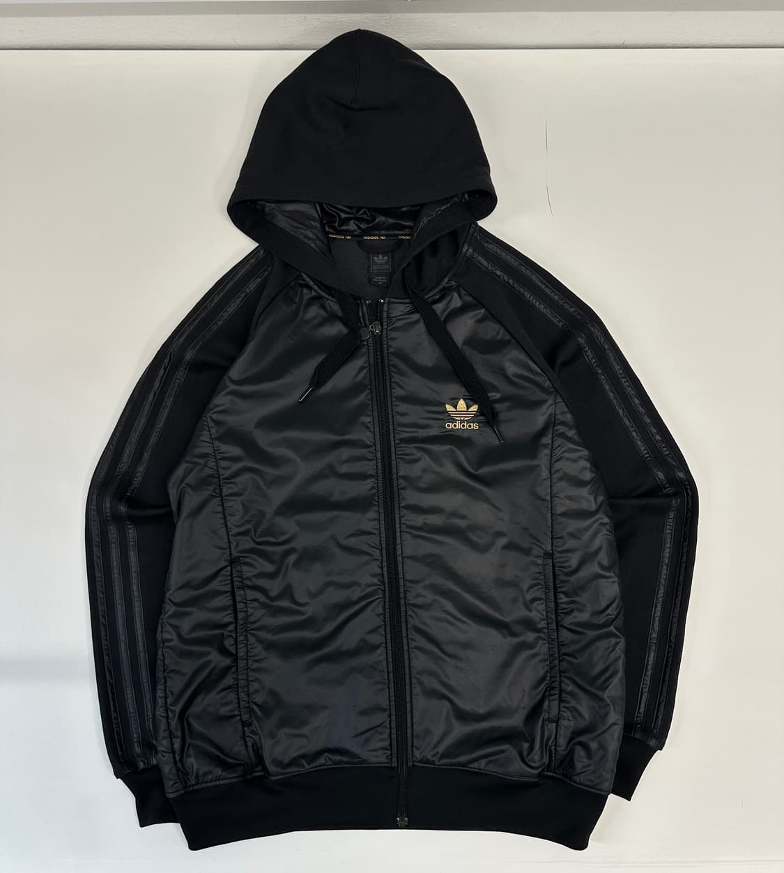 아디다스 나일론배색 후드트랙탑 저지 xl 상품이미지1