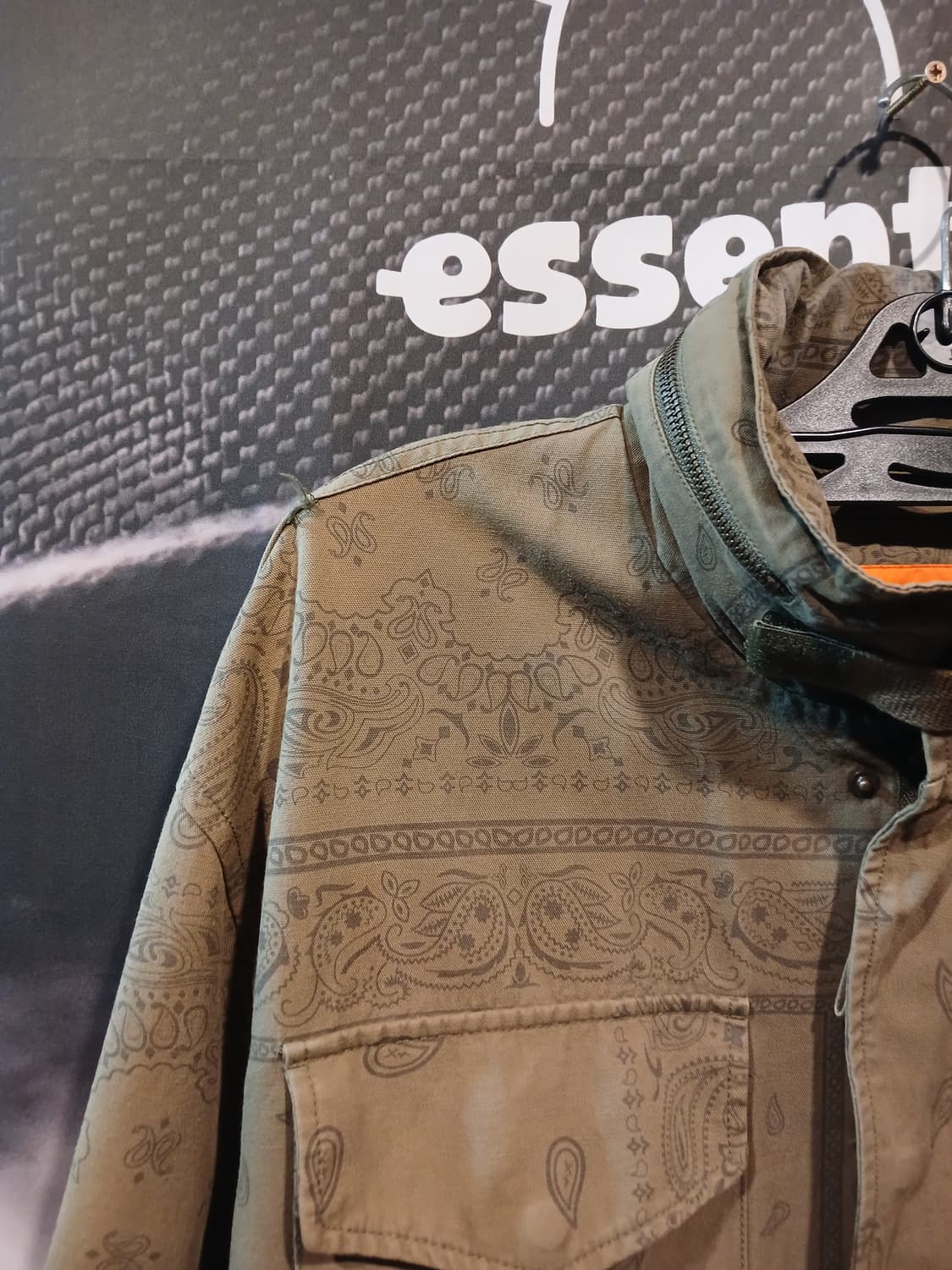 뉴에라 M65 필드 자켓 페이즐리 그린 상품이미지3