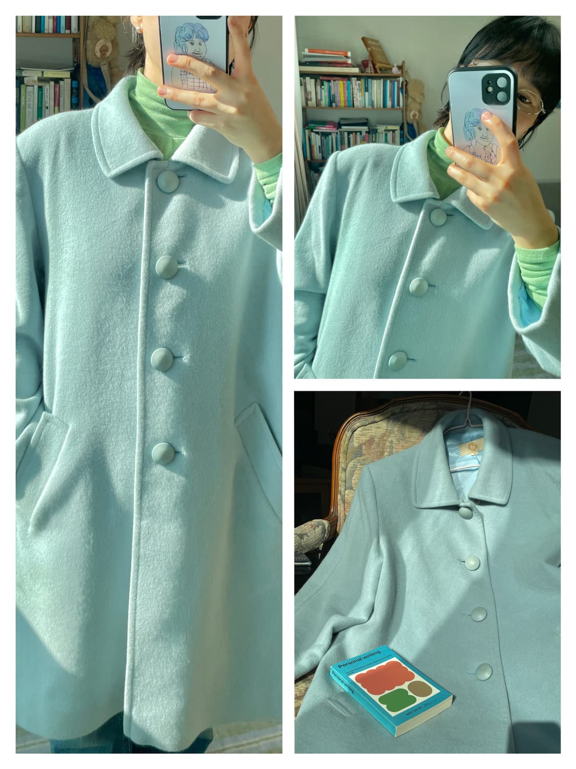 Macy club new york 모100 봄 코트 일본 빈티지 상품이미지9