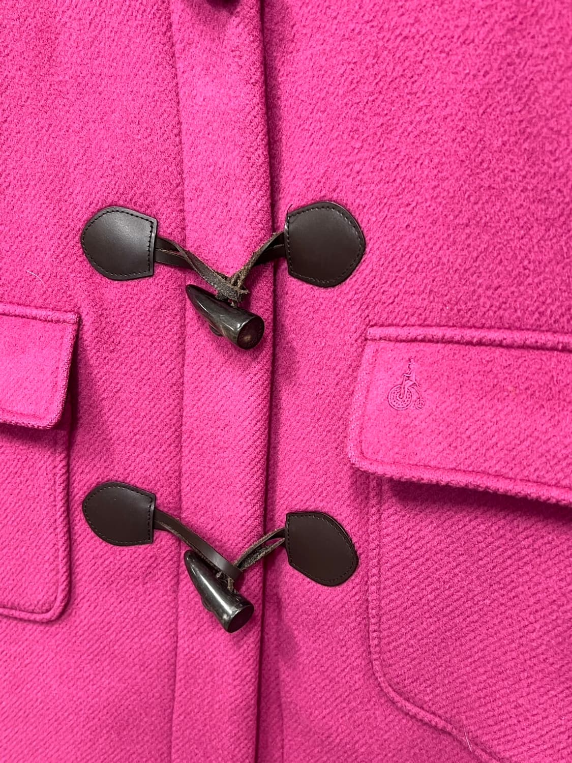 빈폴 안감체크 후드 떡볶이 코트 상품이미지3