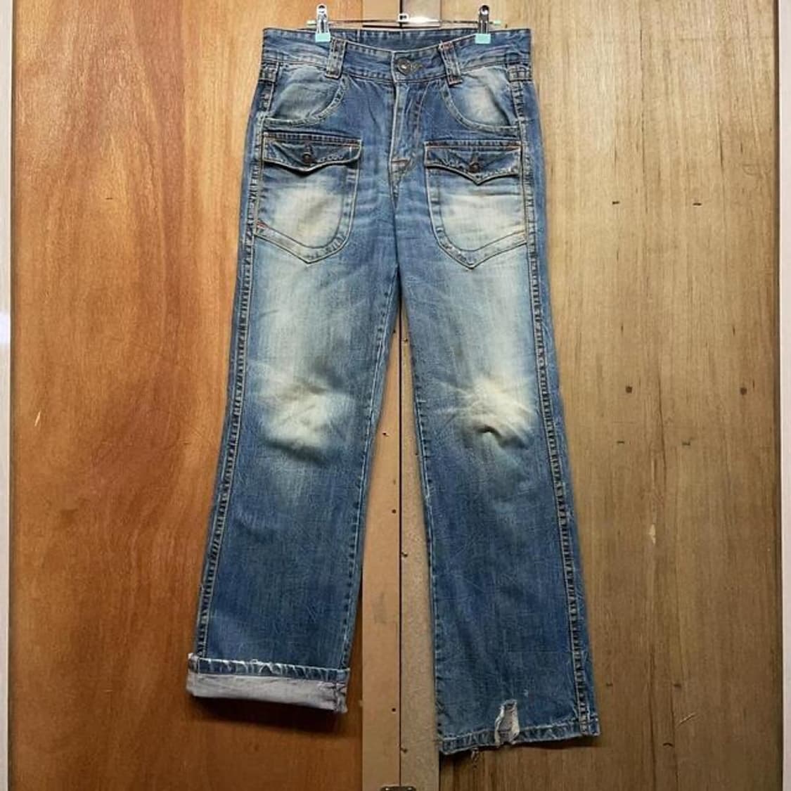 Ack the Bad 러프 웨스턴 부츠컷 데님 (32) 상품이미지3