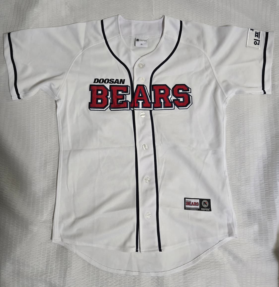 두산베어스 유니폼 노마킹 상품이미지1