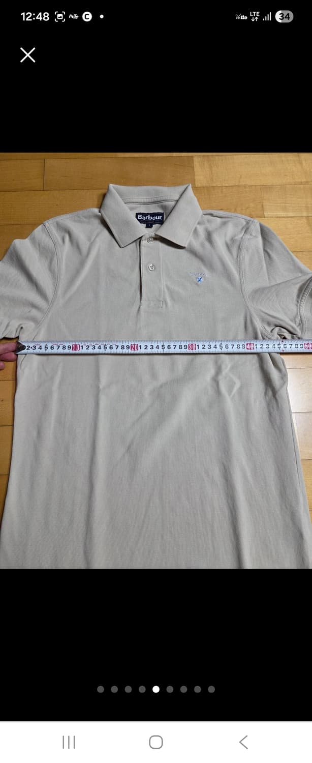 바버 반팔티 가슴 90x 길이 72센티 상품이미지6