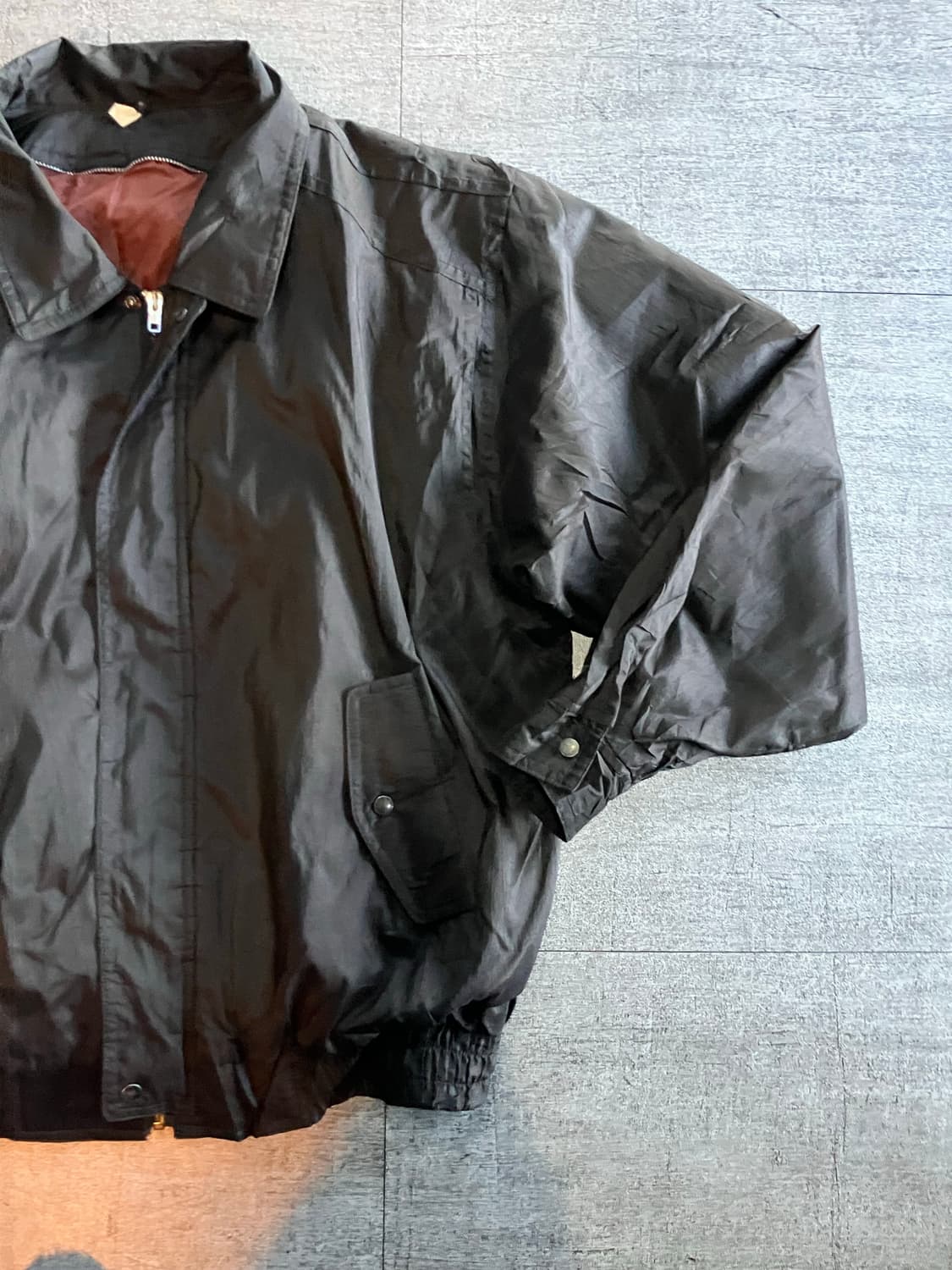 일본빈티지 올드스쿨아메카지 스트릿 혁오풍 아방핏블루종 봄버자켓 상품이미지2