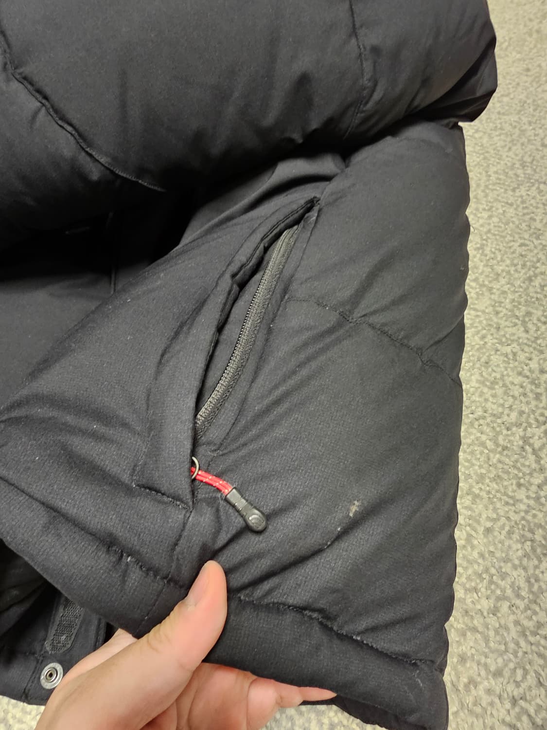 노스페이스 히말라야 패딩 블랙, 노스페이스 히말라야 구형 , 히말라야1 상품이미지6