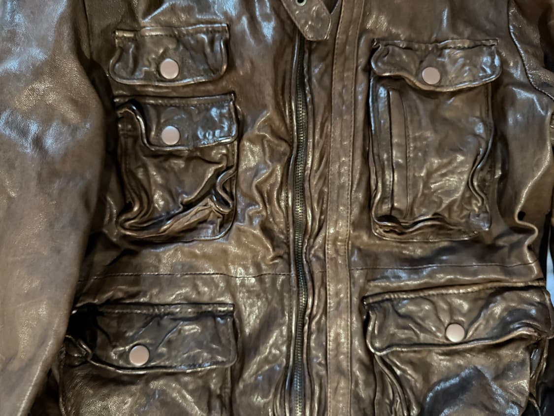 빈티지 가죽쟈켓 상품이미지4