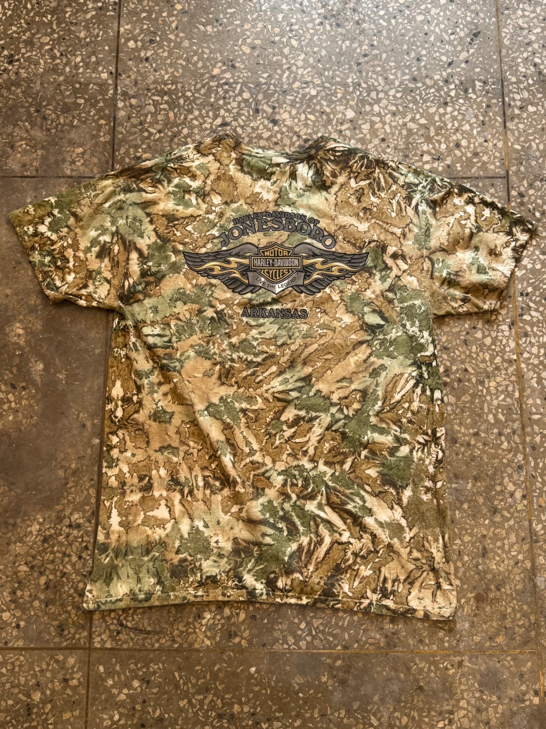 할리 데이비슨 카모 반팔 티셔츠(HT13) 상품이미지3