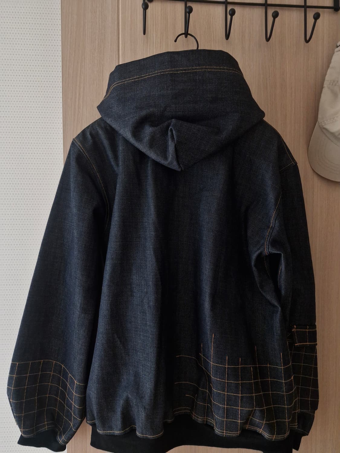 Unfinished 데님 후드집업 상품이미지4