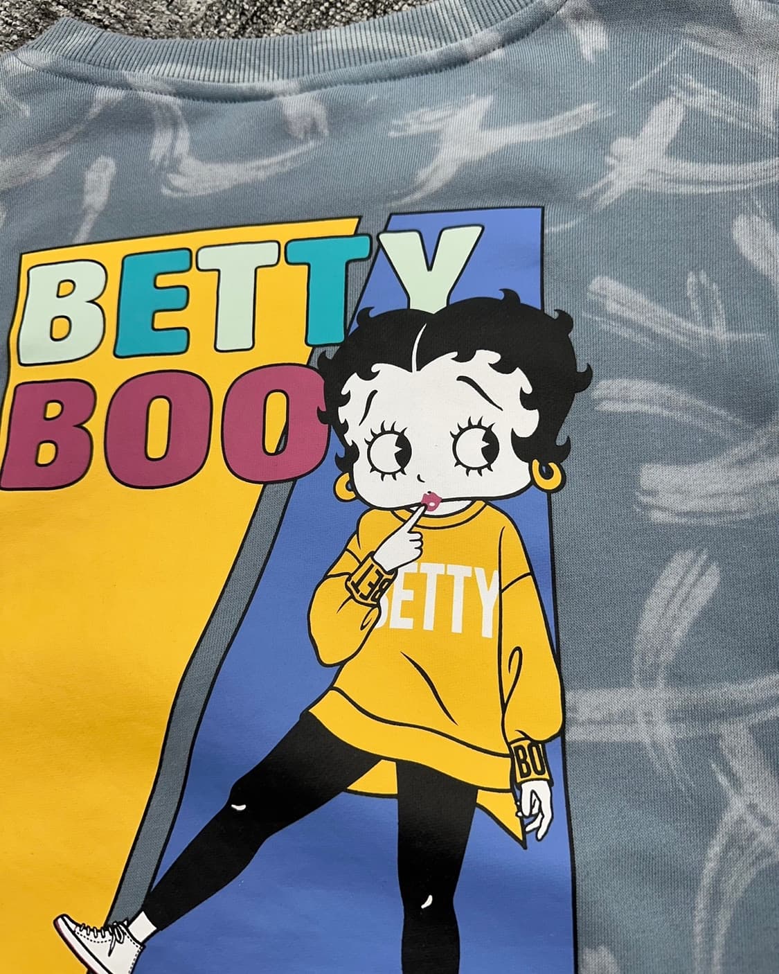 (WOMEN L)BETTY-BOOP 커스텀맨투맨-M717 상품이미지10