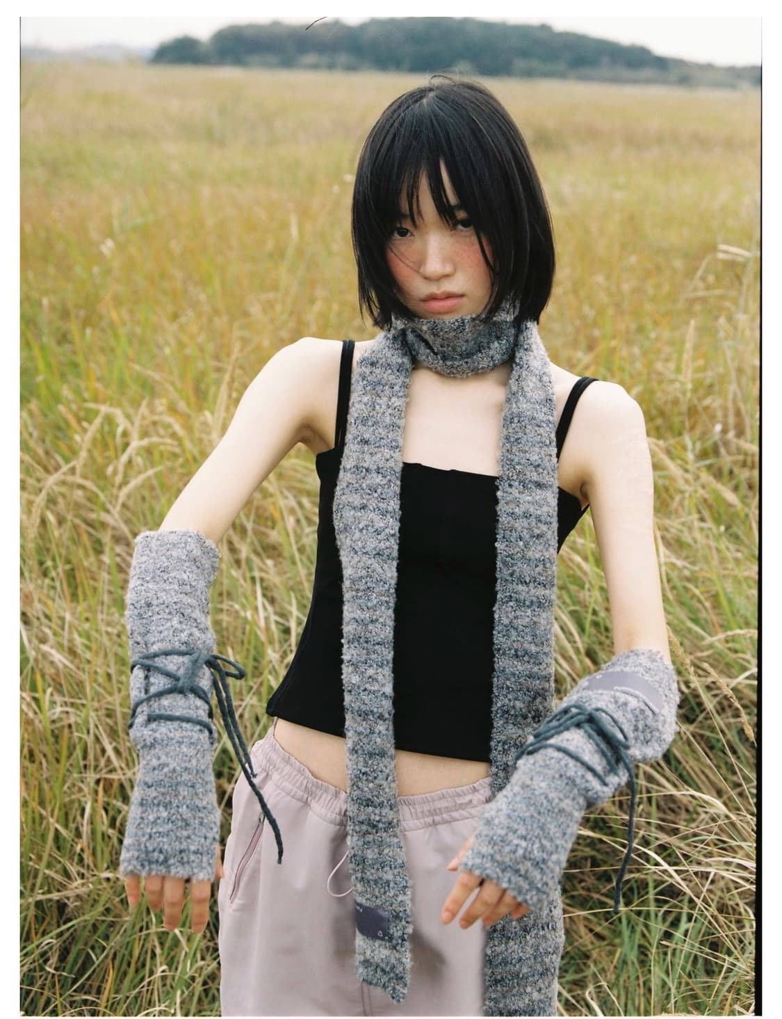 코이세이오 SUU 부클 핸드워머 그레이 (새상품) 상품이미지2