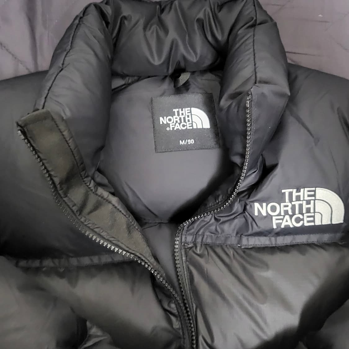 노스페이스 1996 눕시 블랙 패딩 자켓 90(M) 상품이미지2