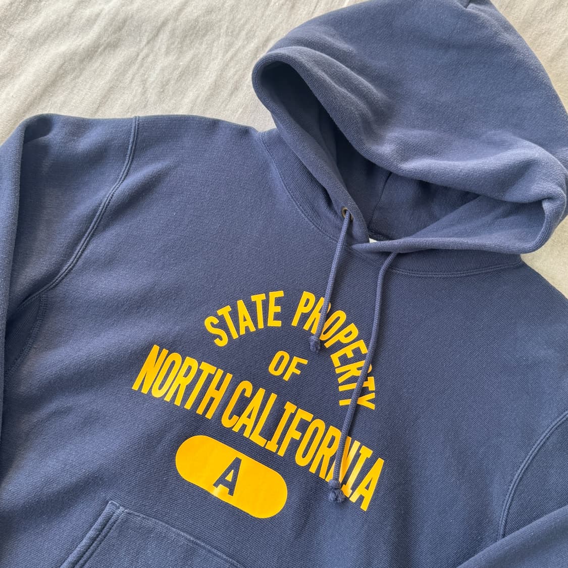 챔피온 빈티지 리버스위브 네이비 후드 XL 상품이미지2