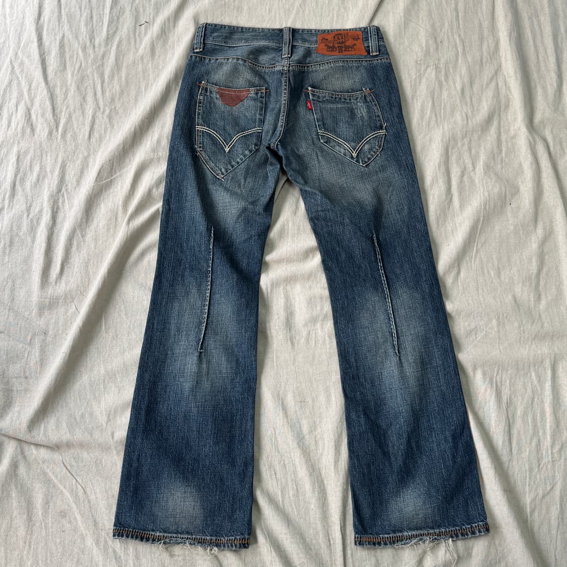 리바이스 00s 웨스턴 부츠컷 데님팬츠 30~31 상품이미지3