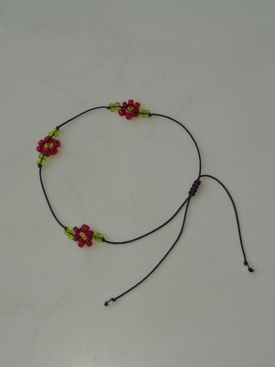 [Handmade] 꽃 실팔찌 비즈팔찌 상품이미지5