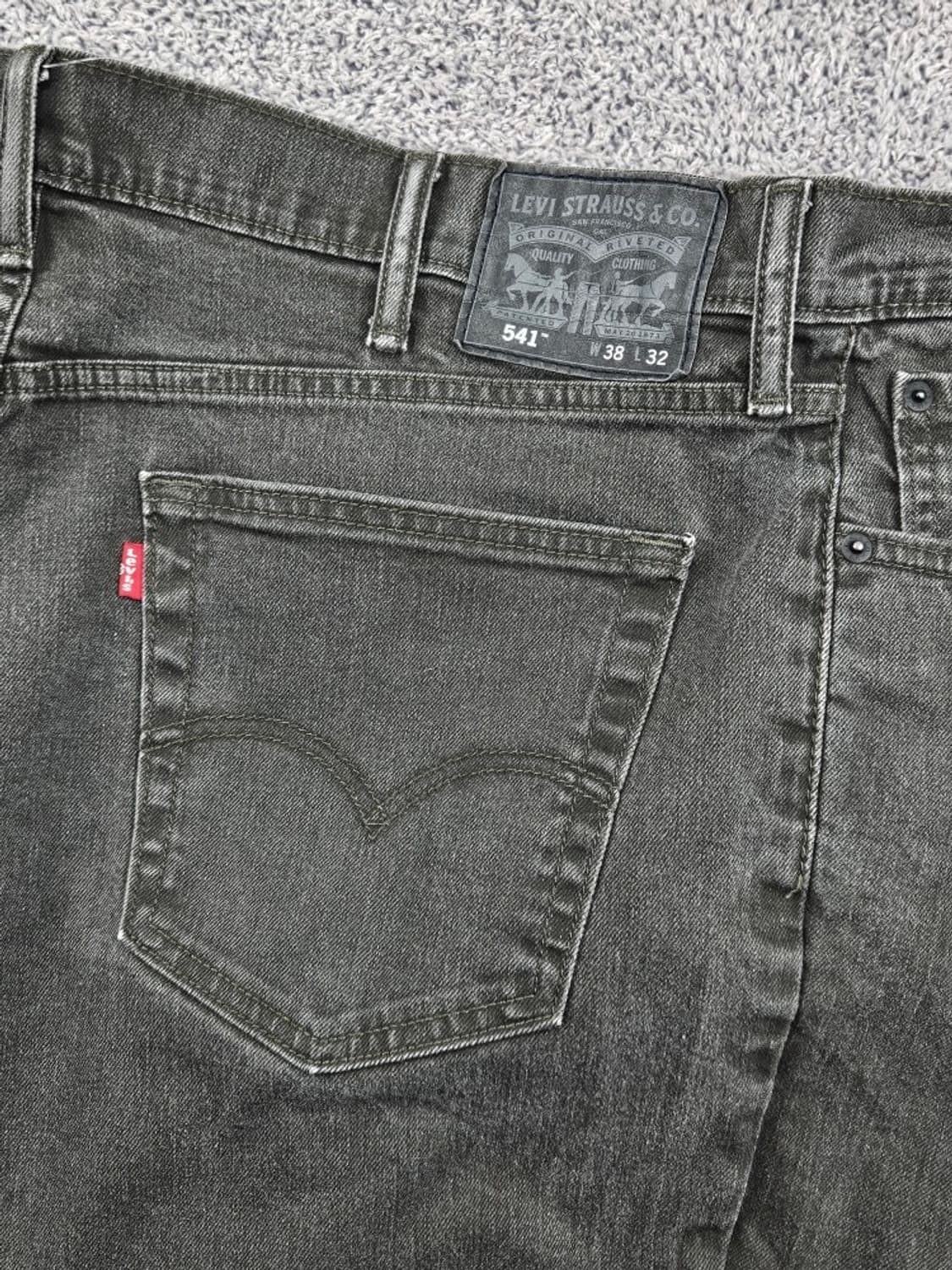 리바이스 541 블랙 진 데님 팬츠 ( 38X32 ) / 11543 상품이미지8