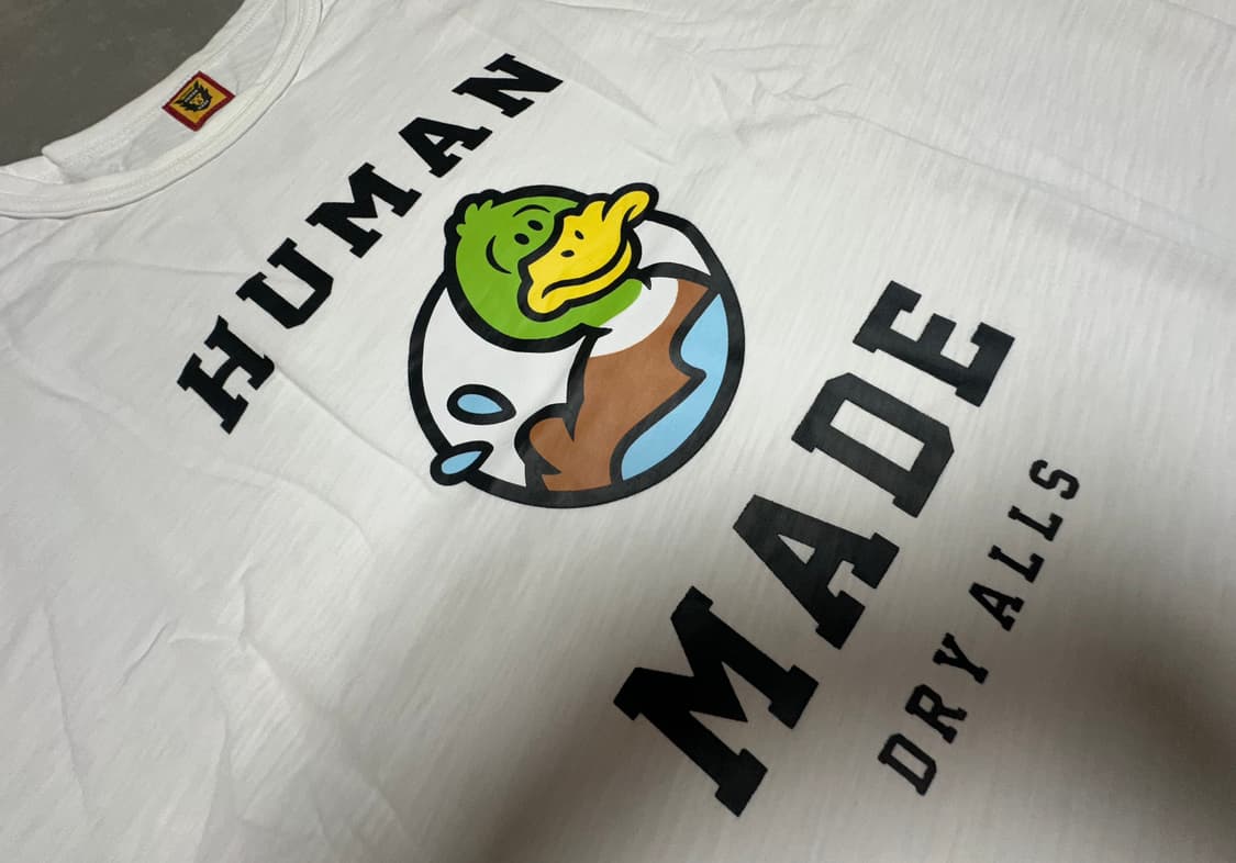 휴먼메이드 #2311 오리 반팔 화이트 상품이미지9