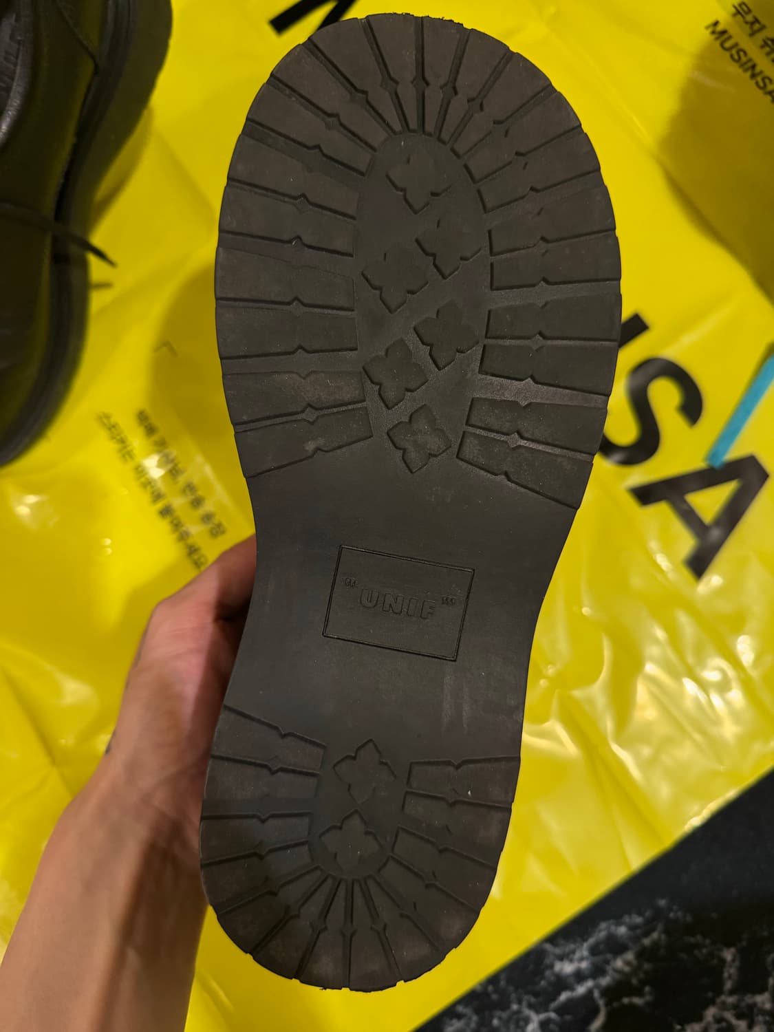 Unif 로퍼 블랙 상품이미지3