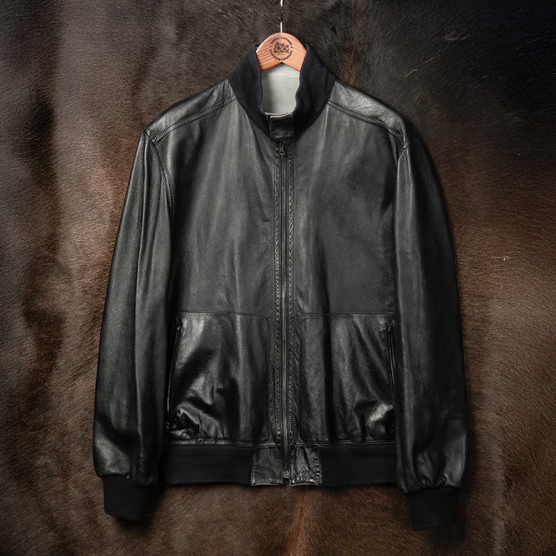 [105] 00s 란스미어 고트스킨 리버서블 레더자켓  상품이미지1