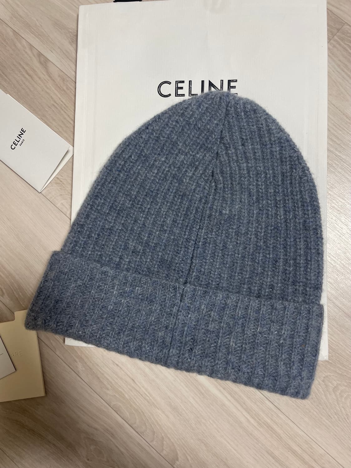 셀린느 celine 로고 비니 그레이 상품이미지4