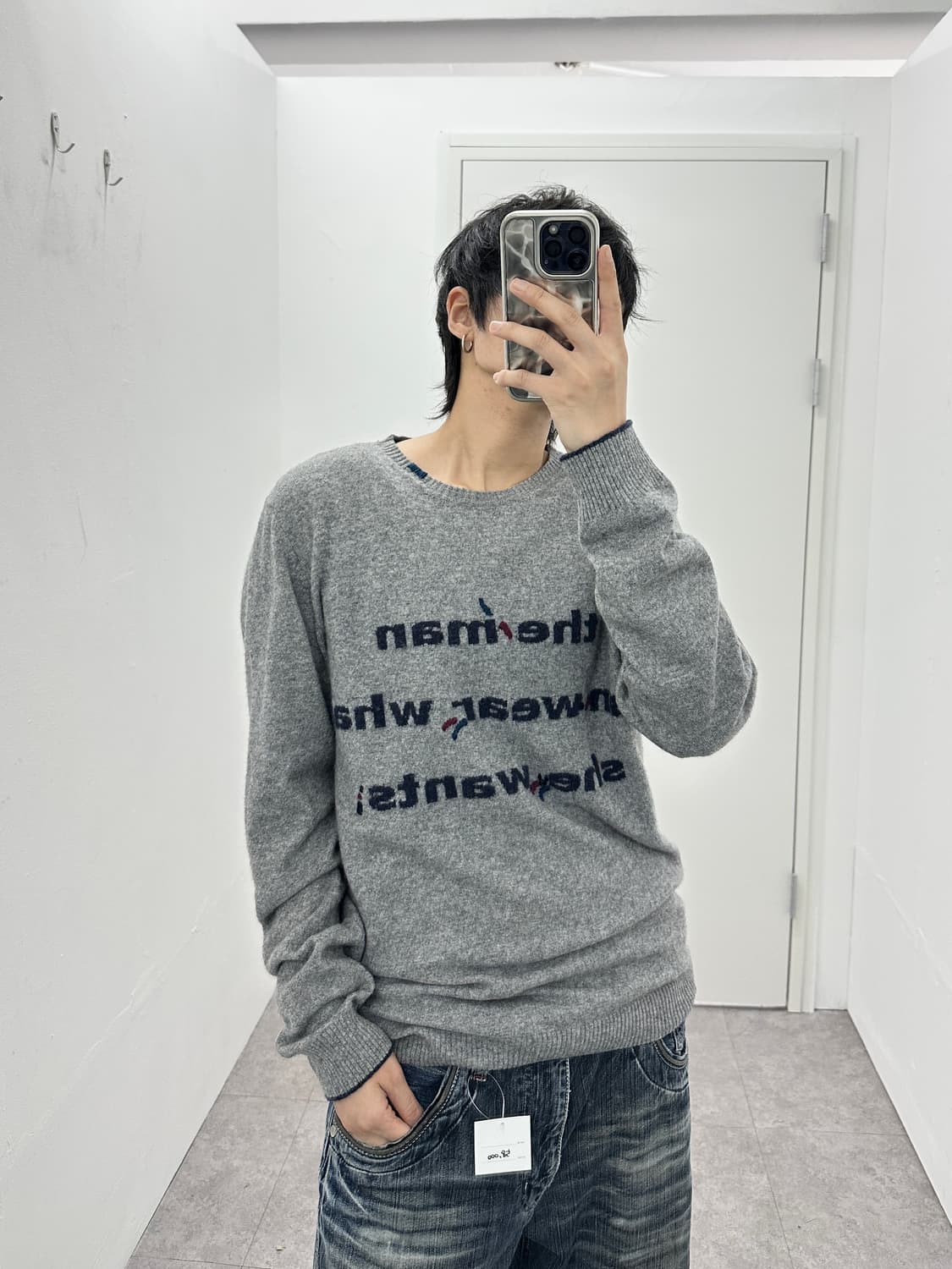 BOB ITALY back point knit 상품이미지1