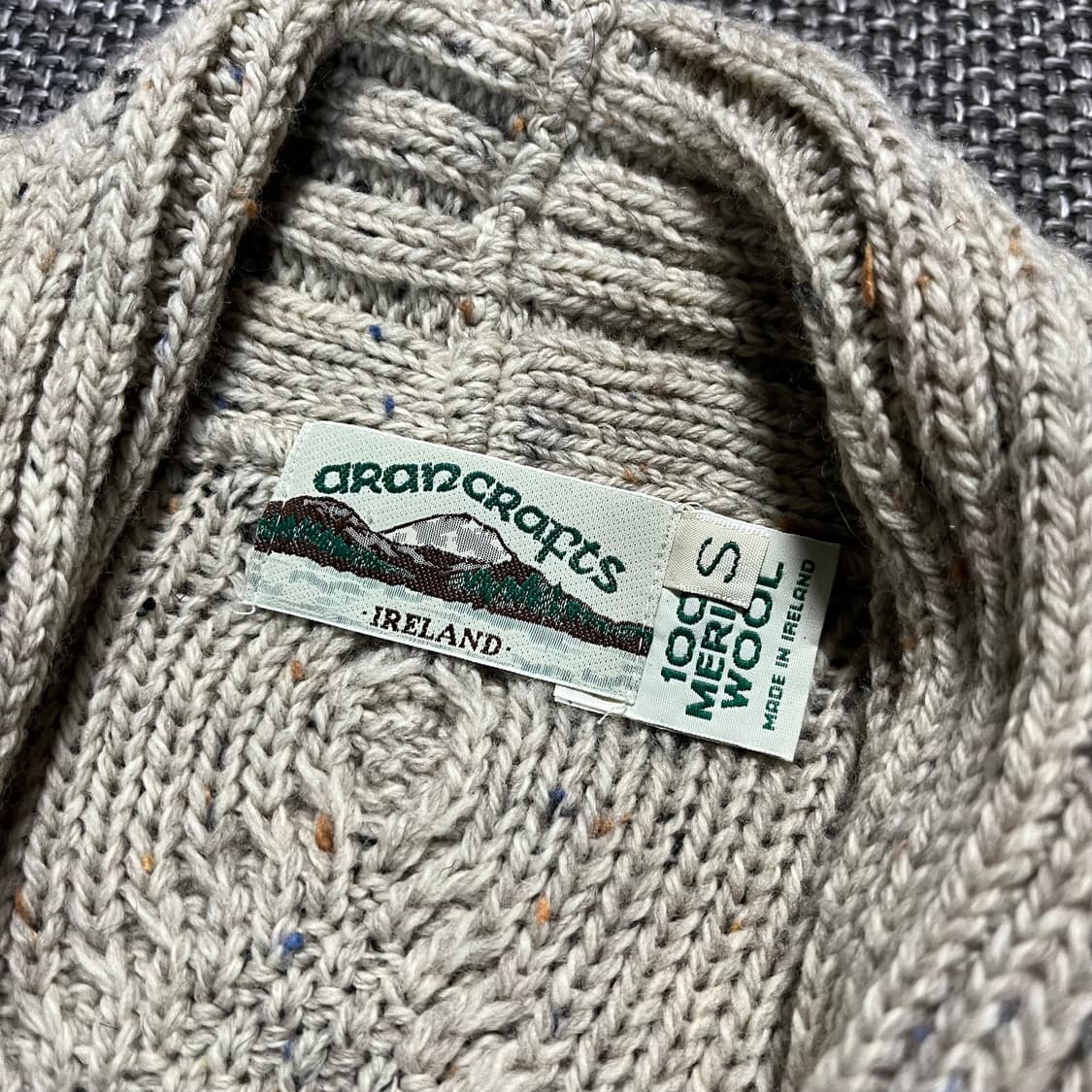 아란크래프트 케이블 하찌 가디건  상품이미지3