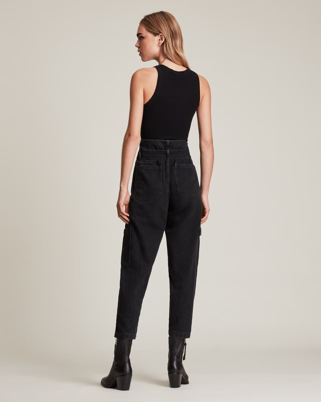 올세인츠 모나페이퍼백진 카고팬츠 (UK10/28-29인치,66쯤) 상태굿 상품이미지4