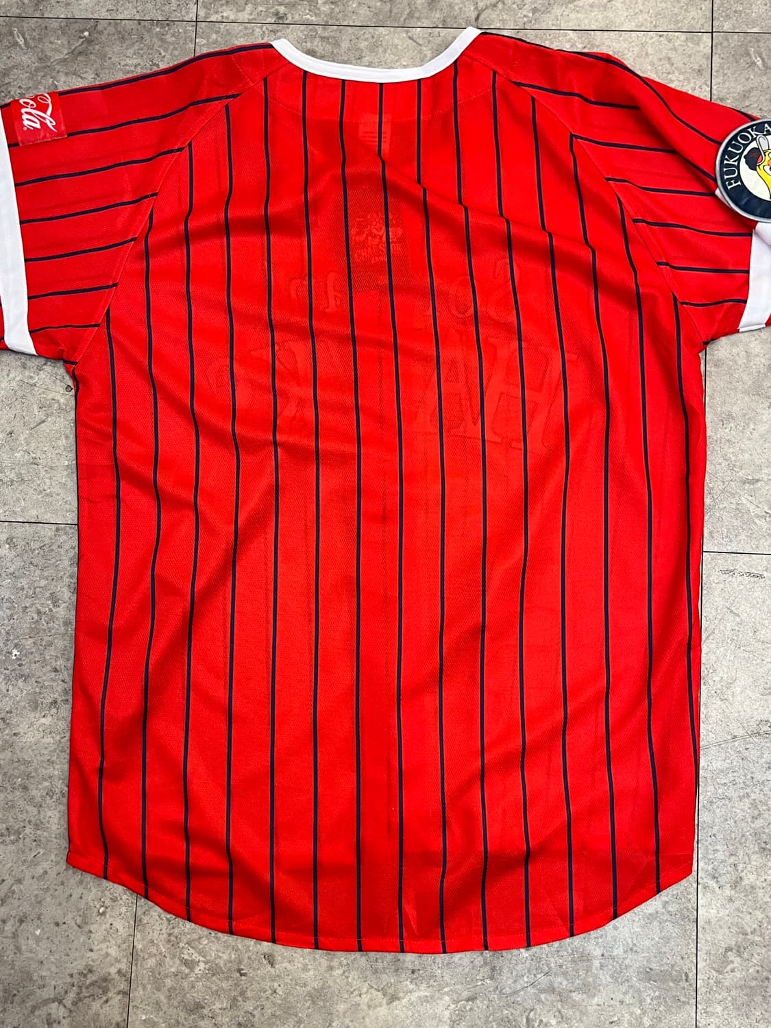 마제스틱 소프트 뱅크 호크스 유니폼 레드 L #csz2566 상품이미지7