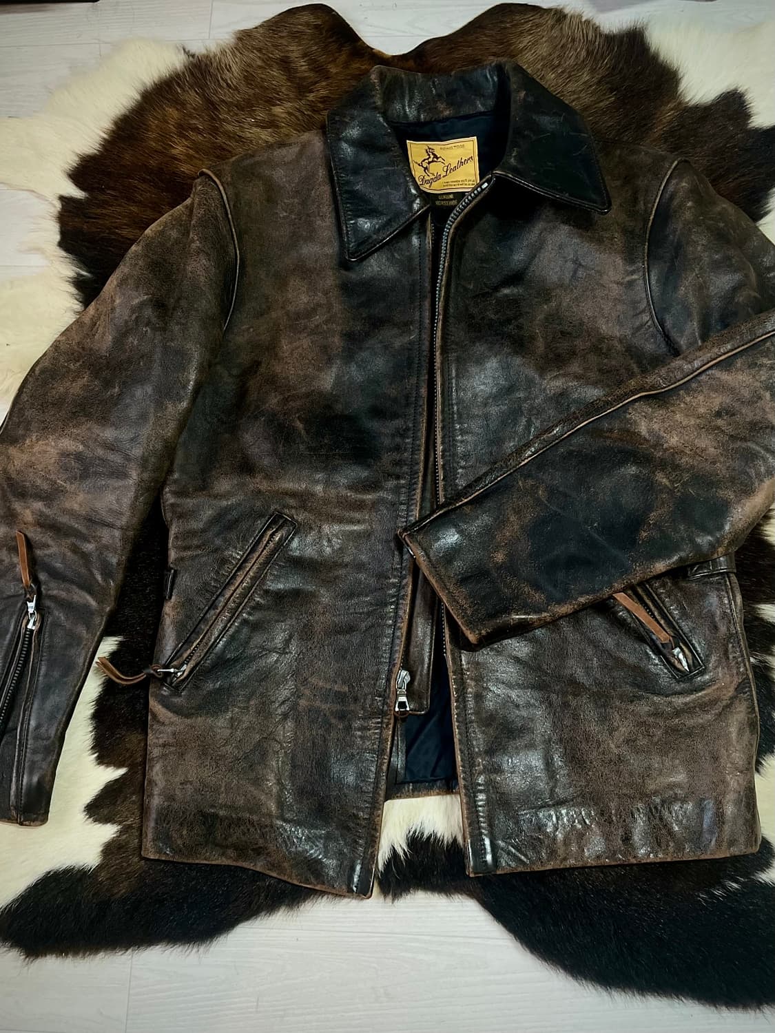 Dagda leather 30's sports jacket/ 부코,맥코이 상품이미지1