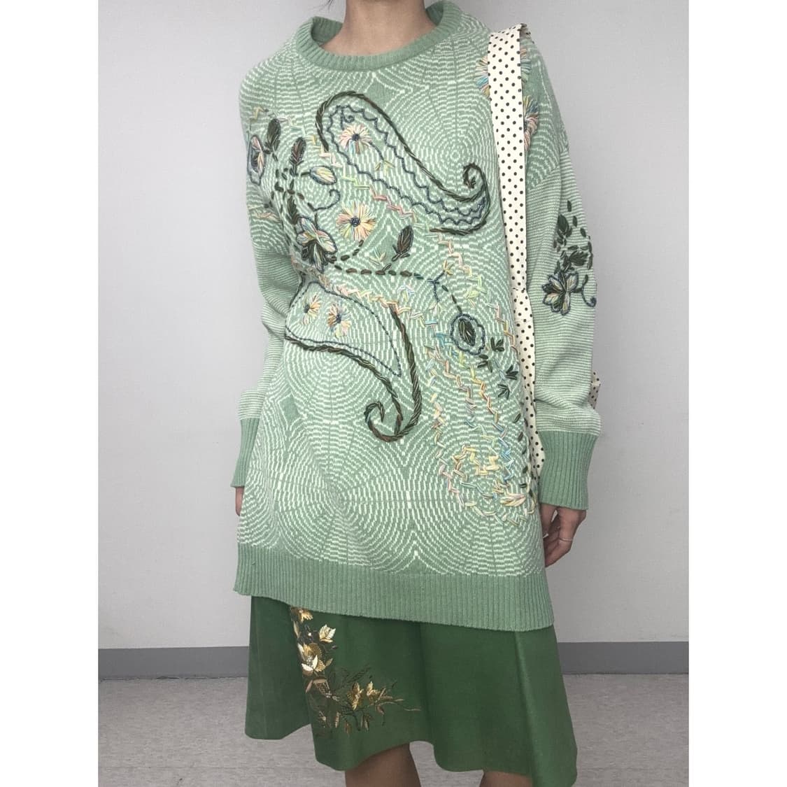 빈티지 히피 니트 원피스 상품이미지1