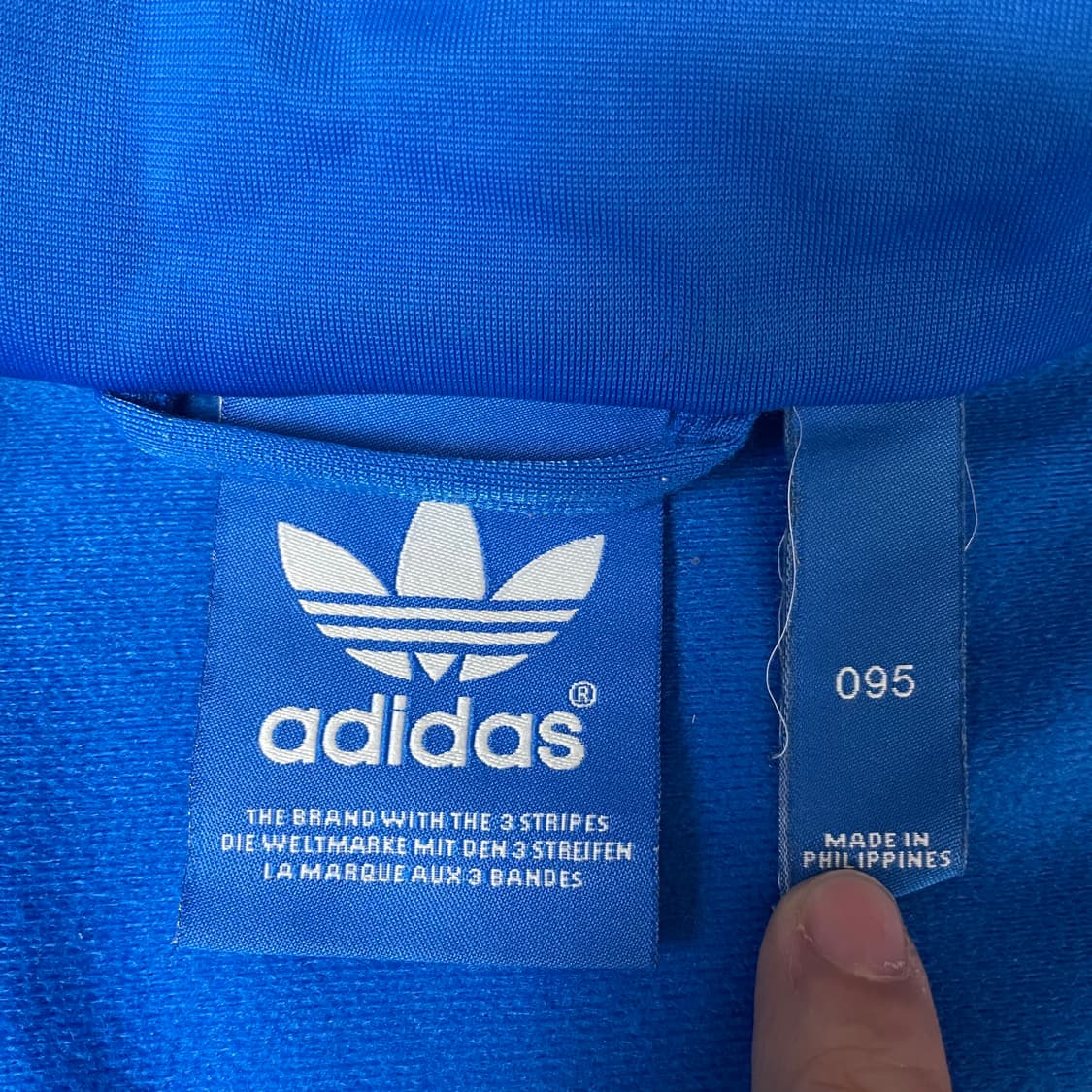 아디다스 블루 파이어버드 트랙탑 집업 져지 95 상품이미지4