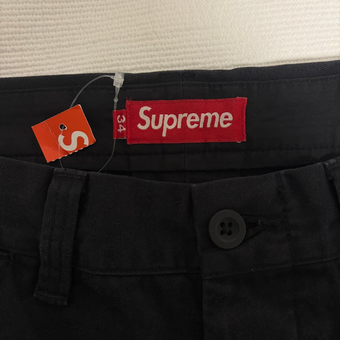 슈프림 Supreme 핀업걸 치노 팬츠 바지 블랙 34 상품이미지6