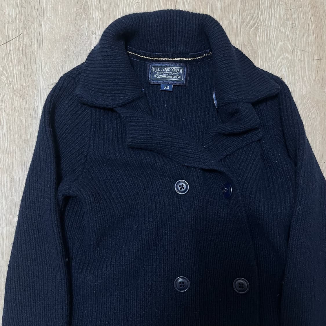 폴로 랄프로렌 진스 여성 울 더블 니트 가디건 XS/85  상품이미지2