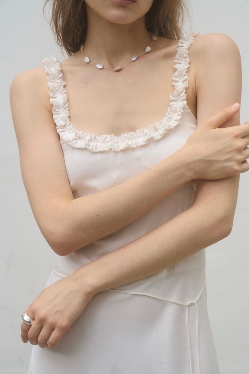 포에토 로지 셔링 드레스 foeto rosie shirring dress 상품이미지6
