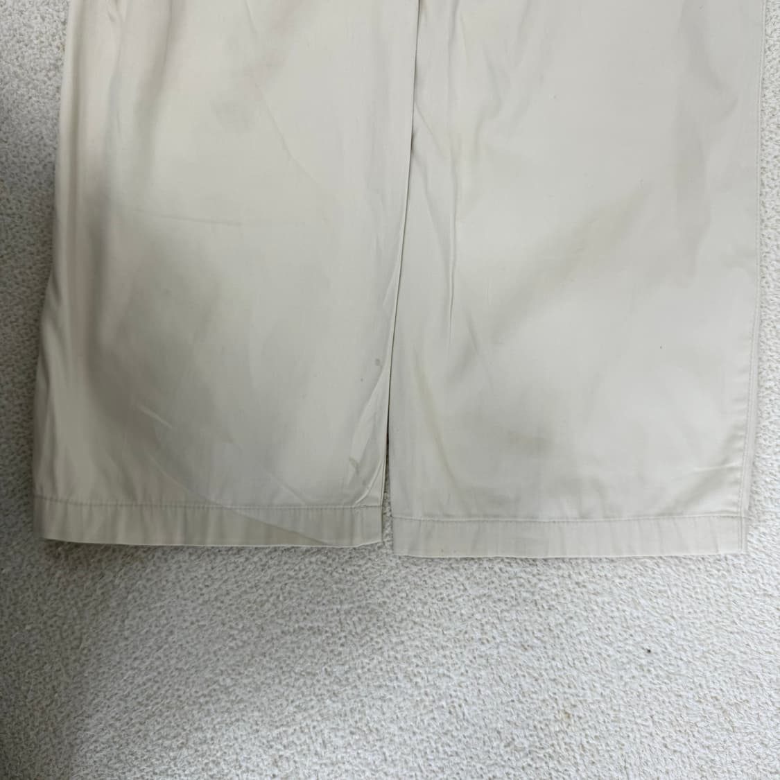 [34] 헤지스 남성 일자 치노 팬츠 면바지 아이보리 3699 상품이미지4