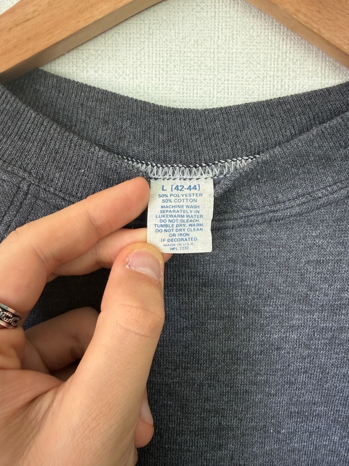 90s made in usa plane sweat shirt 상품이미지5