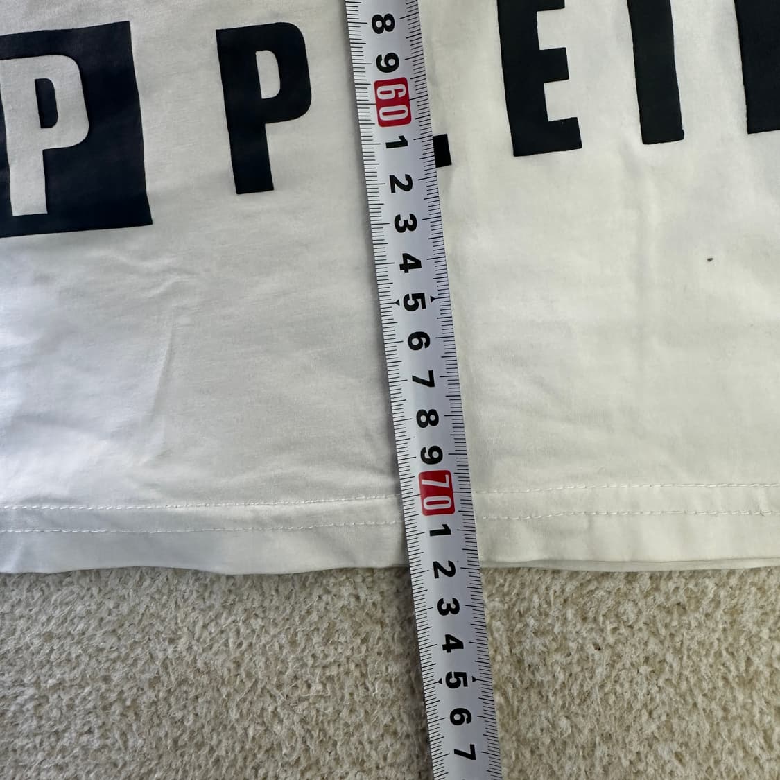 XXL 필립플레인 숫자 프린팅 반팔 0320D 상품이미지7