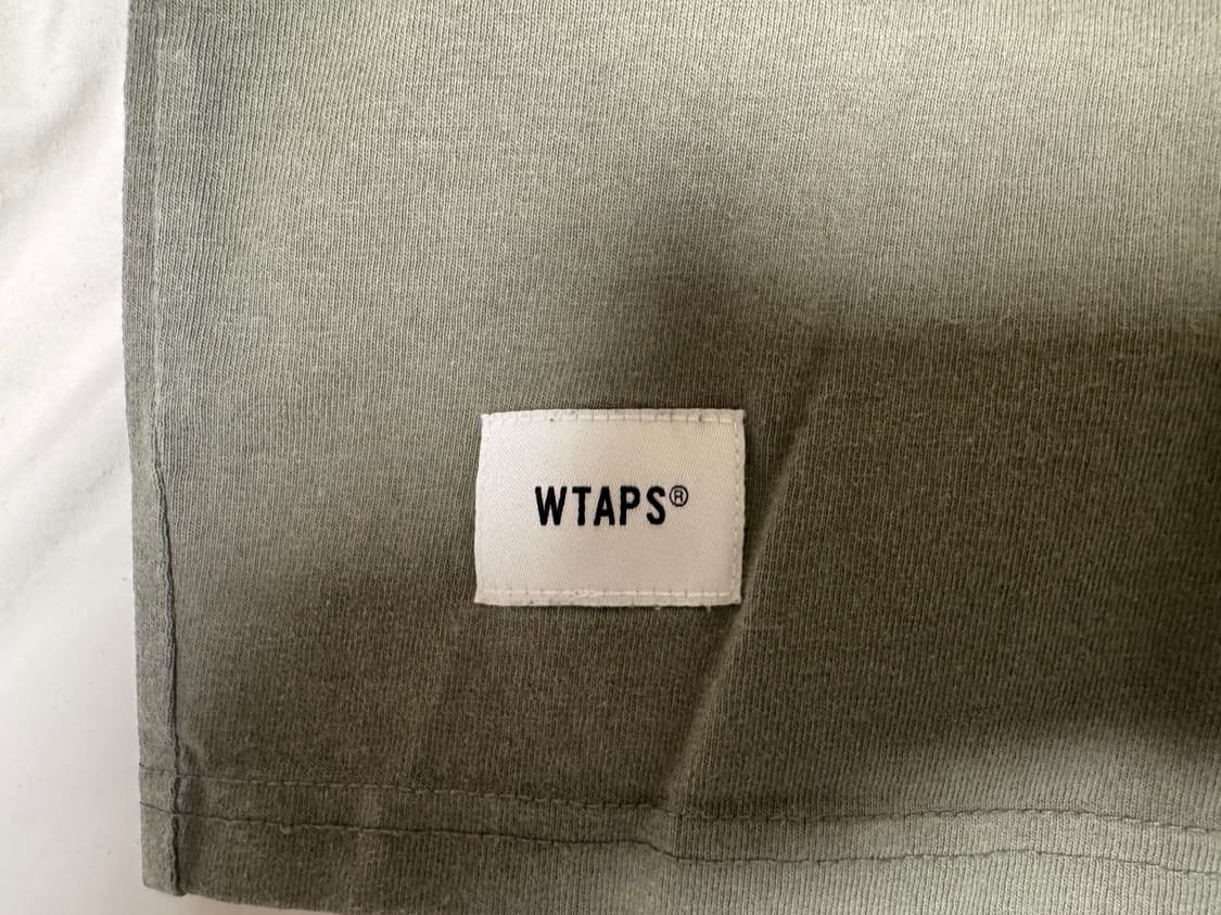 VANS x WTAPS 카키 티셔츠 상품이미지2