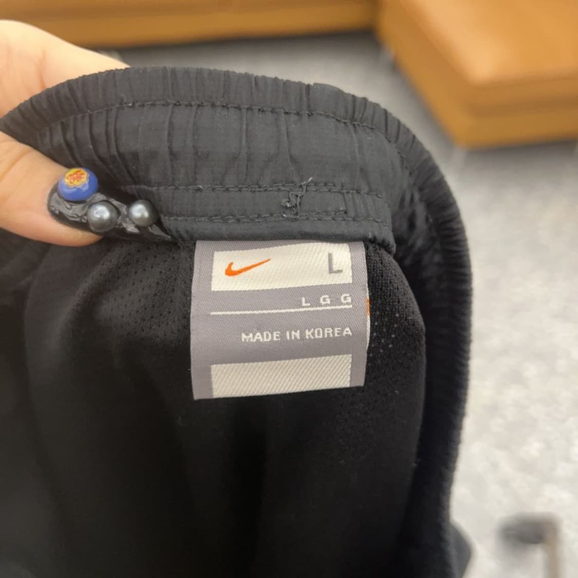 나이키 올드스쿨 레트로 배색 와이드 트랙팬츠 L C08823 상품이미지5