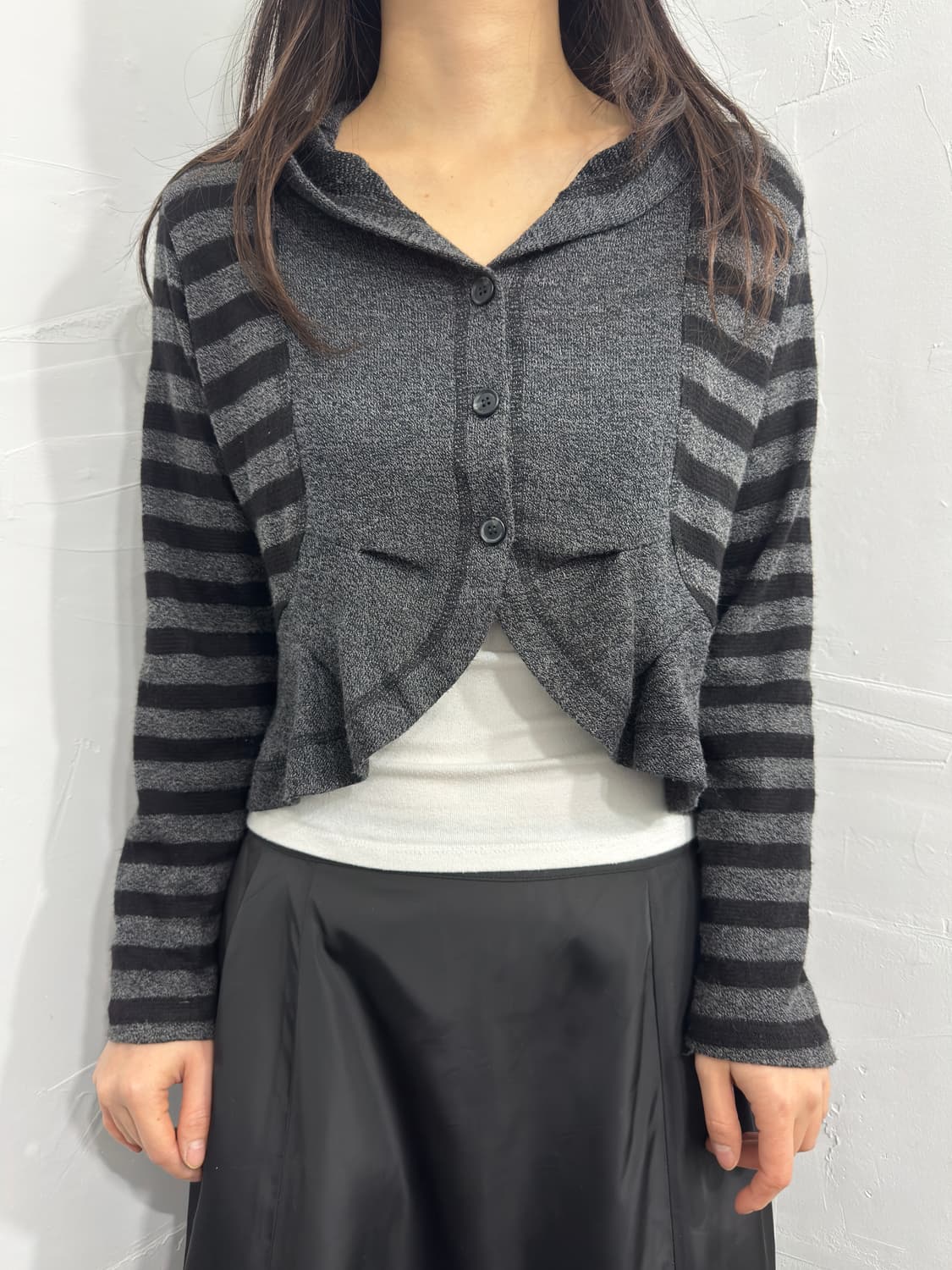 koibito misaki stripe design cardigan 상품이미지1