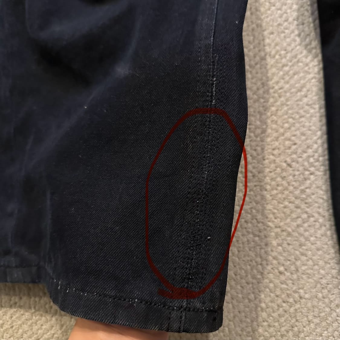 999휴머니티 AV Pleats Dyed Denim Pants 상품이미지7