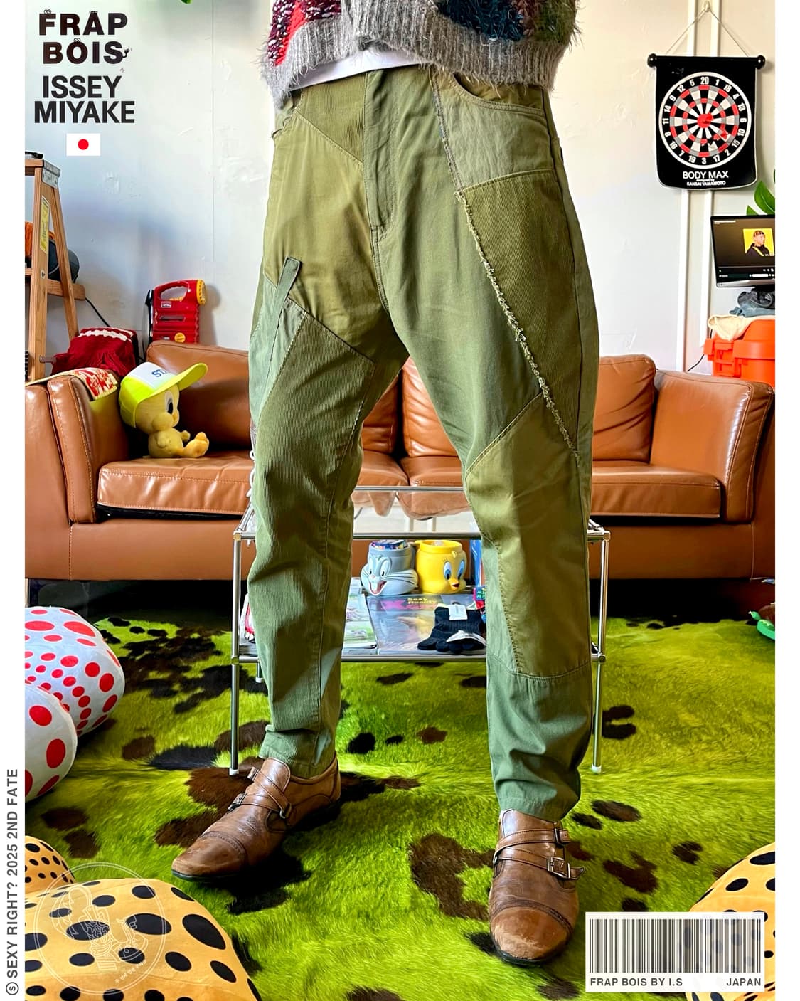 FRAP BOIS Archive Mixed Patch-Work Pants 상품이미지1