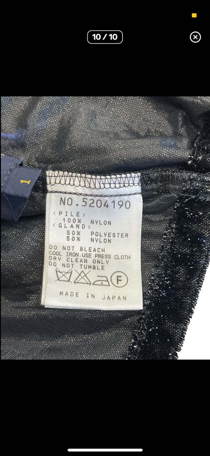 리츠코 시라하마 벨벳 비대칭 버튼 가디건 탑 상품이미지7