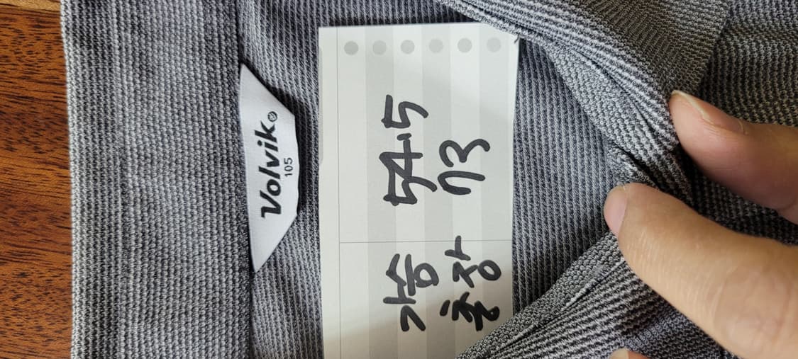 (남성XL사이즈)볼빅 골프웨어 그레이  폴로셔츠(상태최상) 상품이미지2