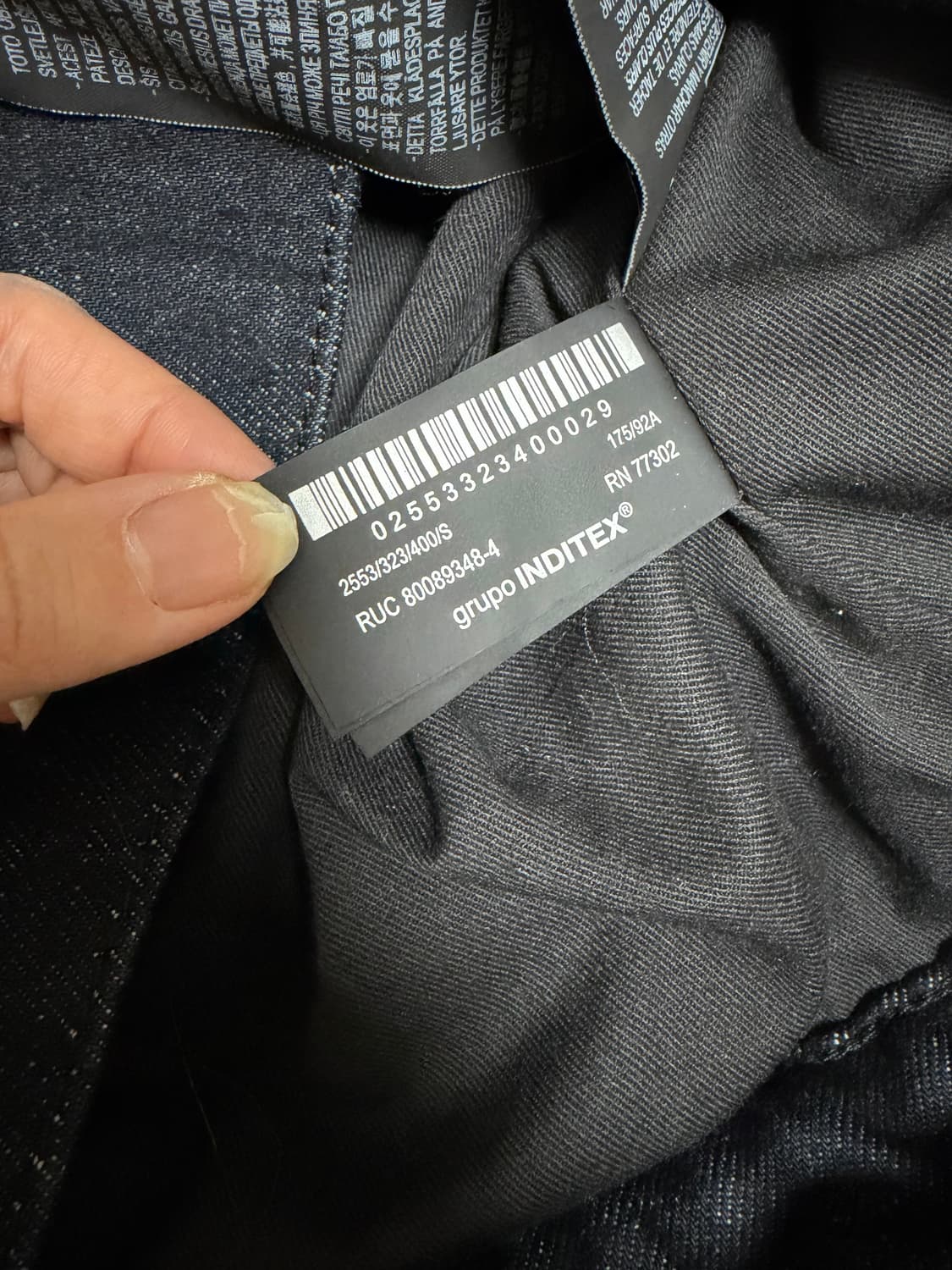 Zara 맨즈 데님 자켓 small 상품이미지4