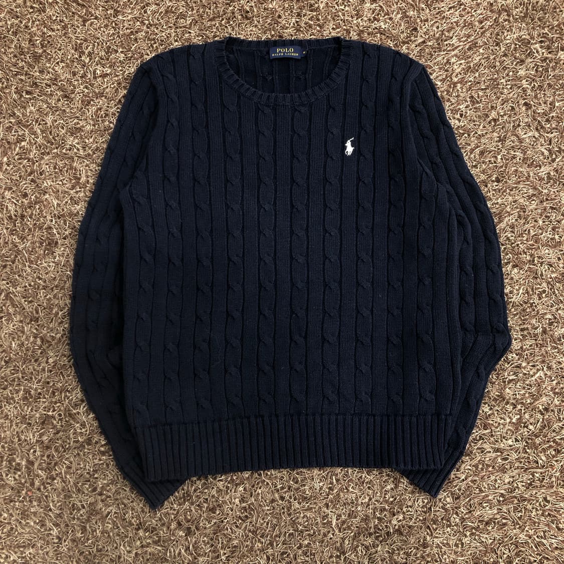 폴로 랄프로렌 네이비 케이블 니트 상품이미지2