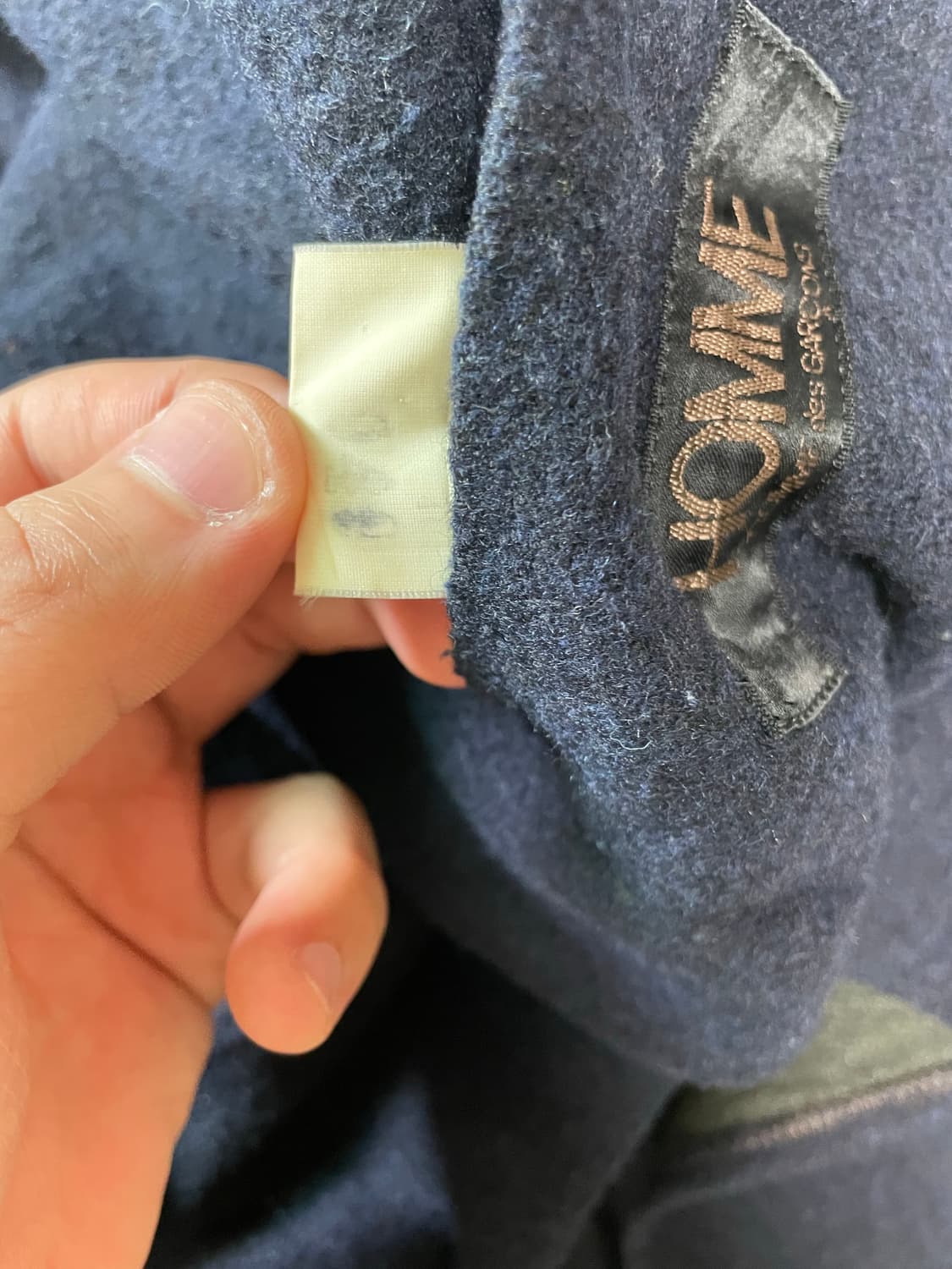 빈티지 80s 꼼데가르송옴므 GDGH 울 라이트 자켓 상품이미지4