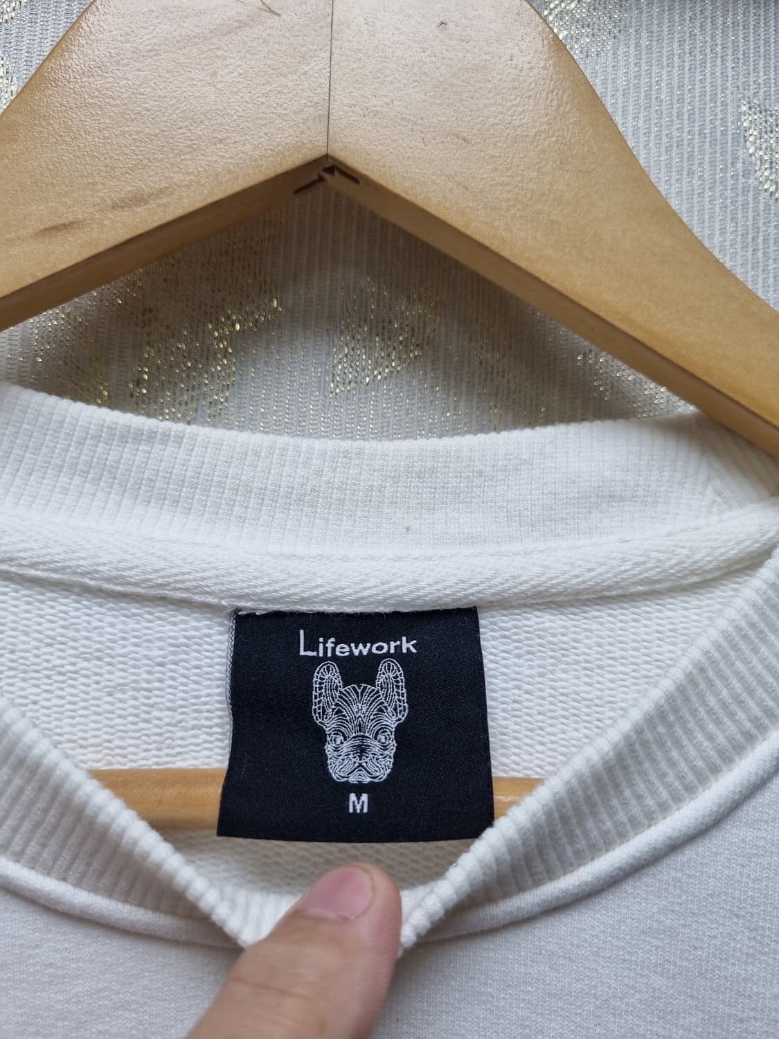 [m/95~100] 라이프워크 빅독 기모 맨투맨 상품이미지3